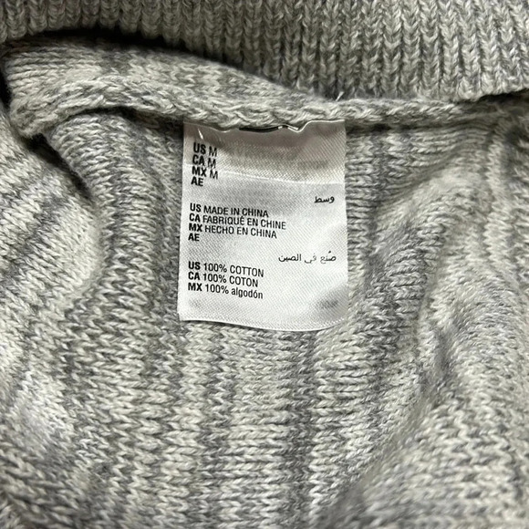 Better Cotton Sun+Stone Men Grey Solid Marled  Hooded Sweater with drawstrings - Picture 10 of 15